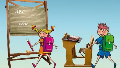 первый класс, торжество, мероприятие , фото - Новости Zakon.kz от 31.08.2022 19:14