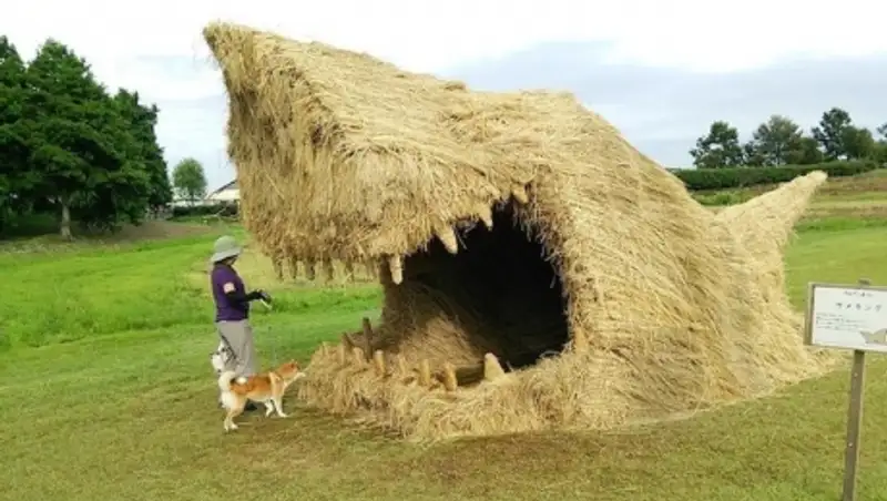 Масштабные поделки из сена своими руками от фермеров из Японии