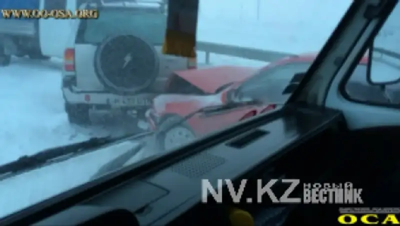 В Карагандинской области произошло крупное ДТП