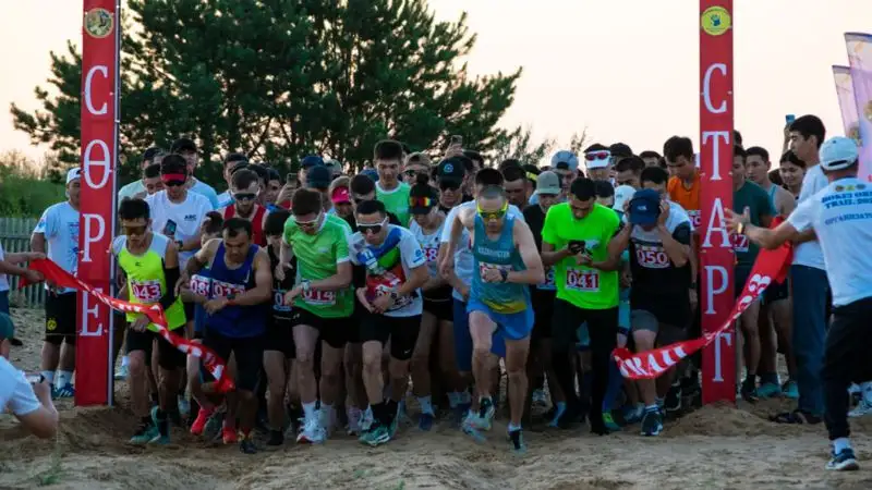 Республиканский беговой марафон прошел в районе ЗКО