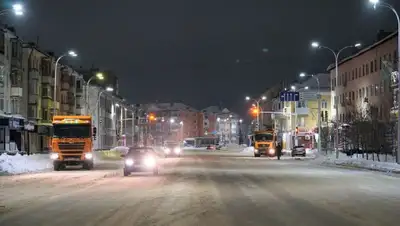 Нур-Султан снег, фото - Новости Zakon.kz от 15.02.2022 23:21