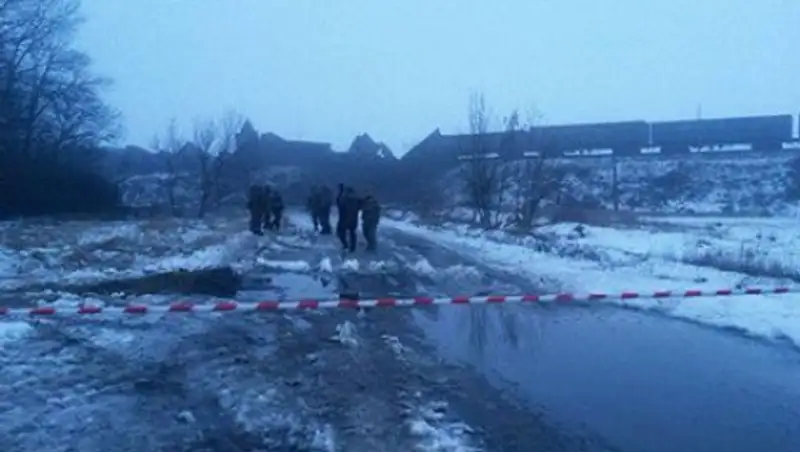 Под Луганском взорван мост