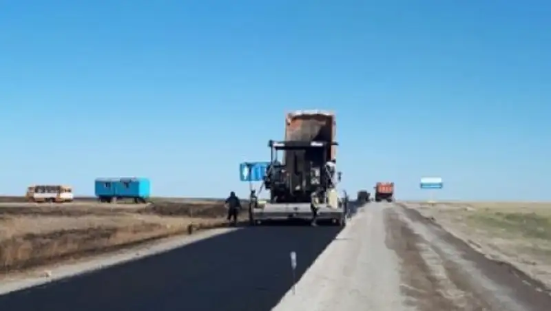 В Костанайской области завершается ремонт 3 участков дорог республиканского значения