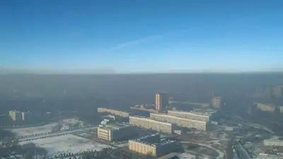 сильный смог в Алматы, фото - Новости Zakon.kz от 27.12.2022 17:55