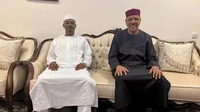 президенты Нигера и Чада