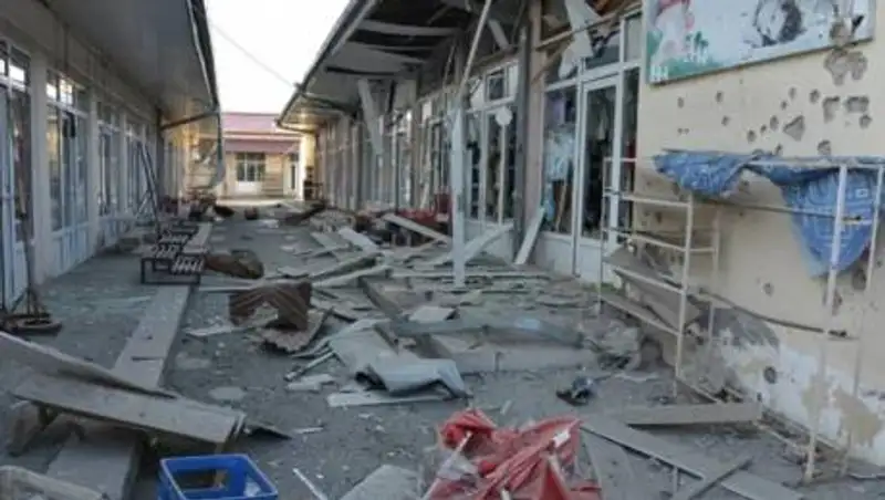 В Карабахе заявили об обстреле центрального рынка в Степанакерте