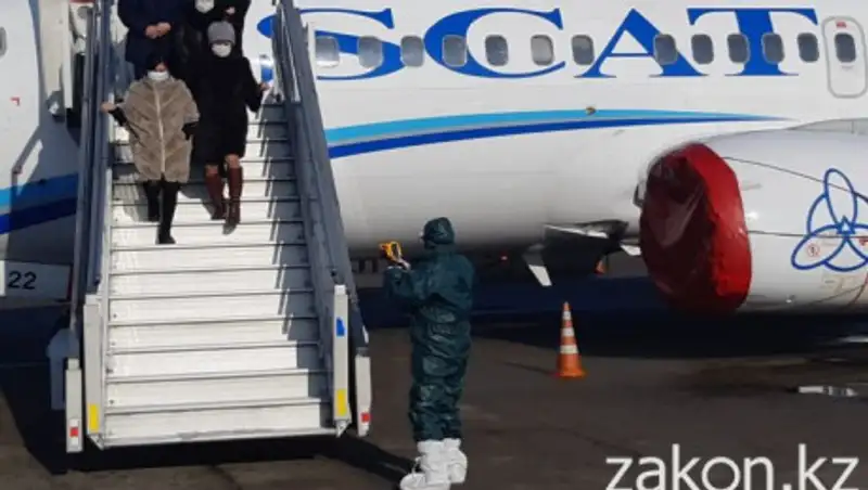 У прибывающих в Казахстан из Китая людей не выявлены признаки инфекции