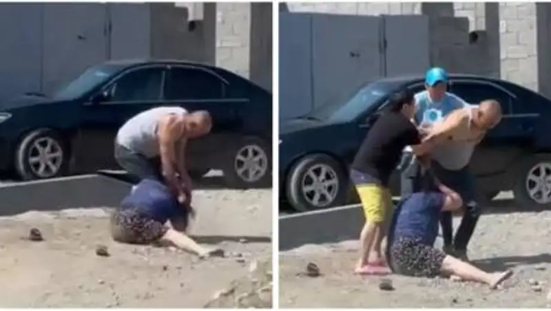 Таскал за волосы - жуткая драка супругов попала в Сеть