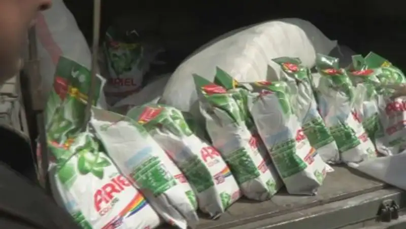 Крупную партию поддельного порошка Ariel выявили в Алматинской области