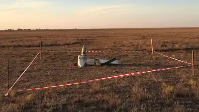 Ракетный снаряд в степи Атырауской области нашел пастух 