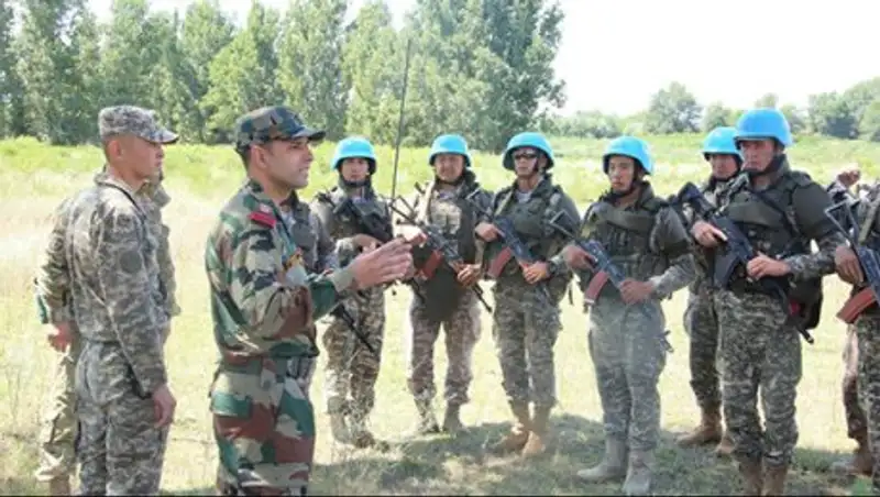 Рота казахстанских миротворцев отправится в Ливан на миссию по поддержанию мира