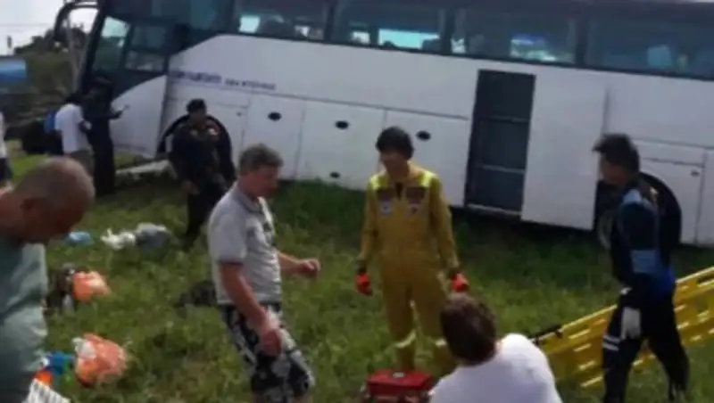 ДТП на Пхукете: у автобуса отказали тормоза