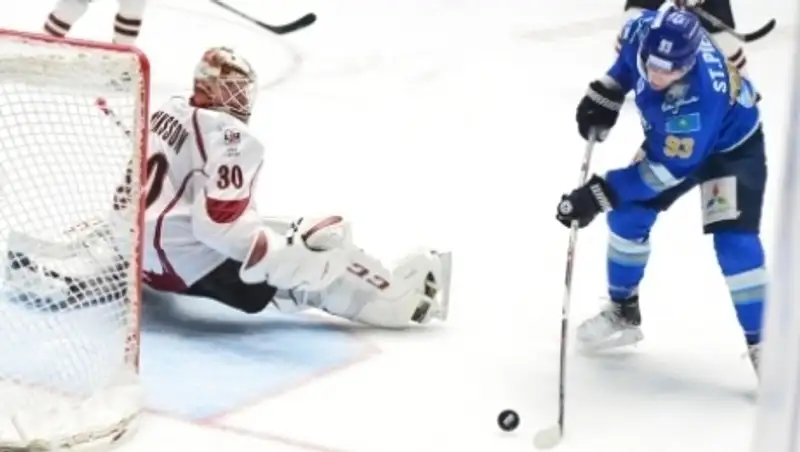 "Барыс" одержал победу над рижским "Динамо"