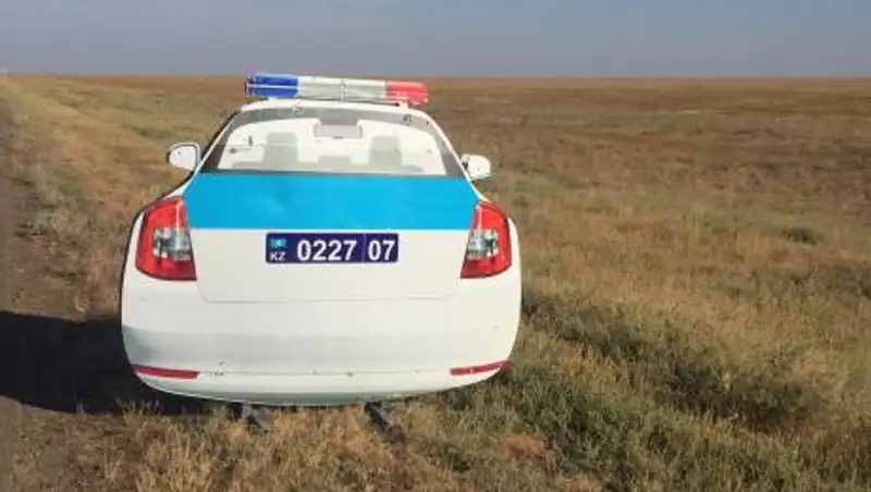 На западе Казахстана украли "полицейскую машину"