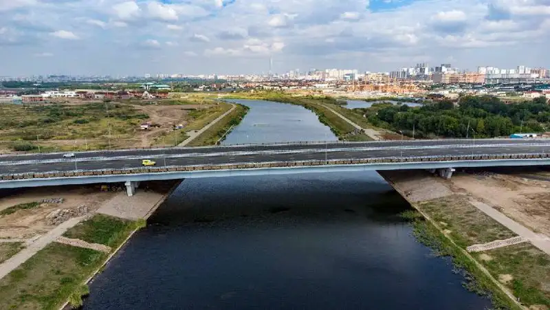 мост Нур-Султан, фото - Новости Zakon.kz от 08.08.2022 17:04
