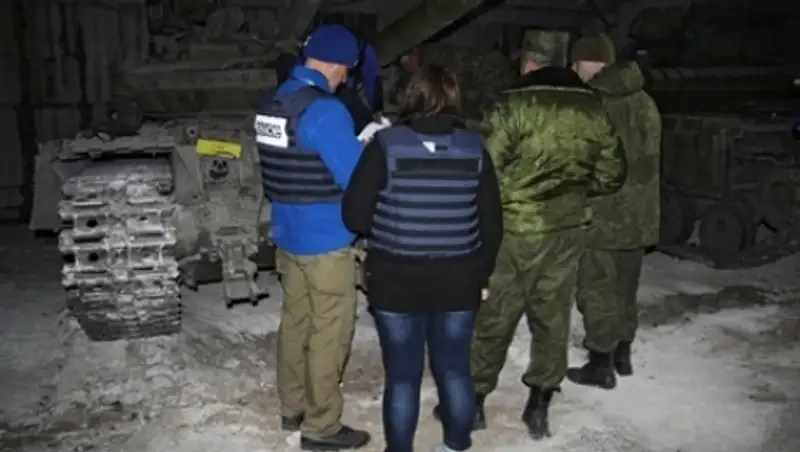 В ОБСЕ рассказали о тяжелой технике на линии соприкосновения в Донбассе