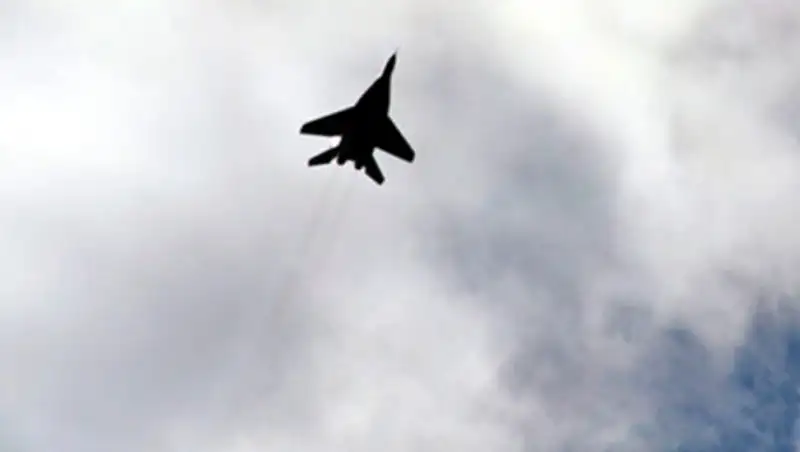 Азербайджанский МиГ-29 упал в Каспийское море