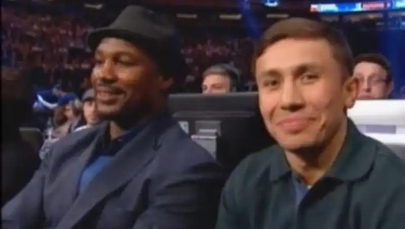 Геннадий Головкин посетил бой Кличко — Дженнингс