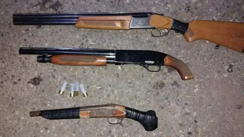 Винчестер и два обреза изъяли у жителя Кентау