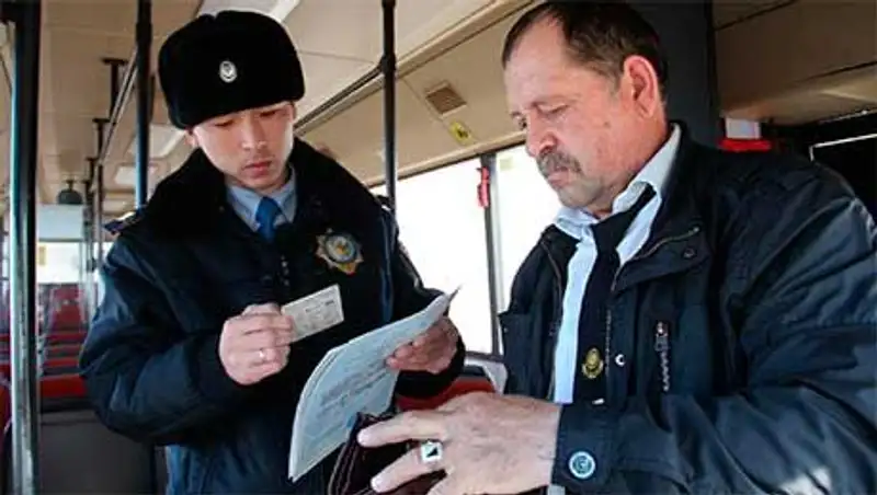 За один день водители автобусов в Костанае совершили 26 нарушений ПДД