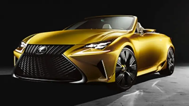 Концептуальный кабриолет Lexus LF-C2 представлен официально