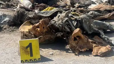 В Костанае нашли очередные останки человека при ремонте трубопровода 