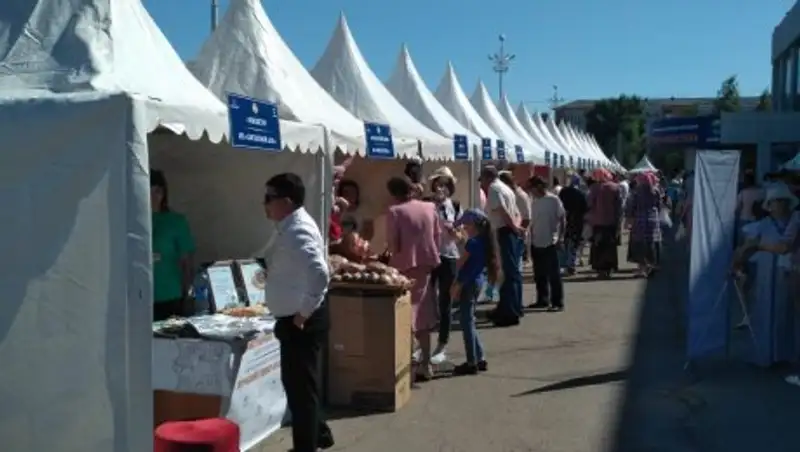 В Кокшетау прошла ярмарка-выставка «Ақмола өнімдері»