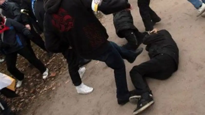 В центре Харькова произошла драка на битах