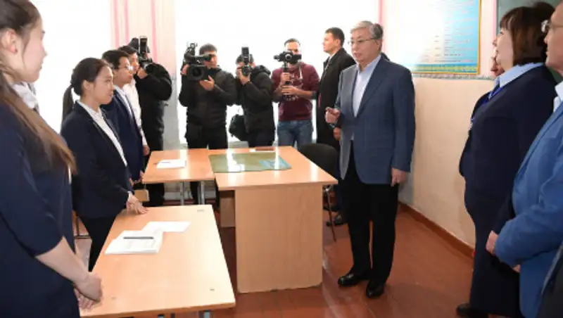 Токаев прибыл в Косшы