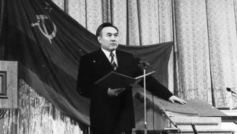 Опубликовано видео первой инаугурации Назарбаева