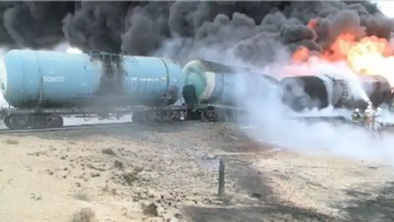 Подсчитан ущерб от пожара в Мангистауской области