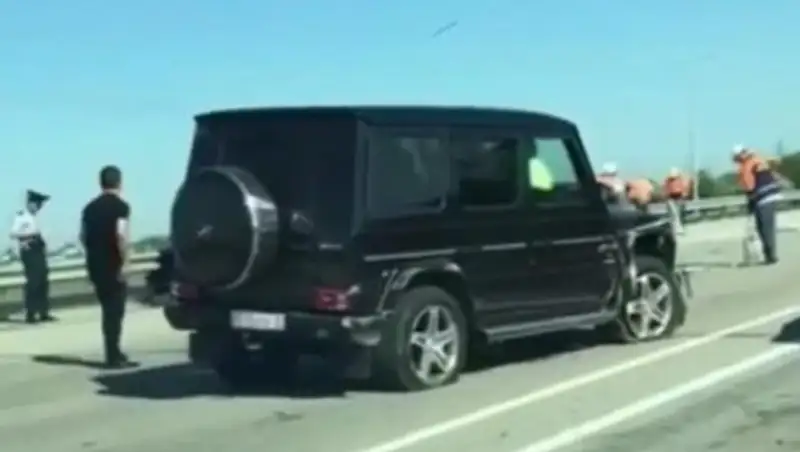 Авария произошла на трассе Астана-Бурабай