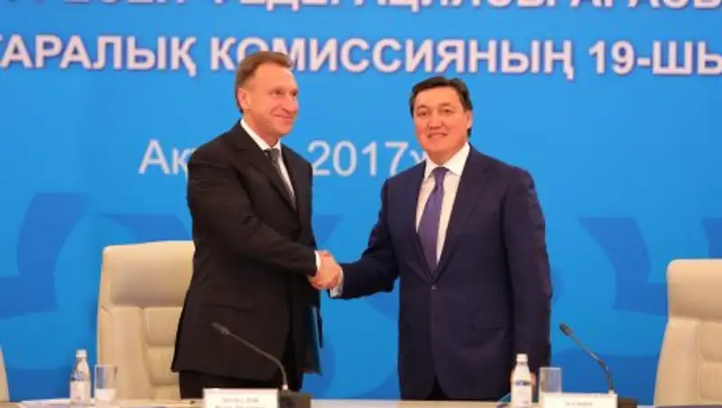 А.Мамин и И.Шувалов провели заседание Межправительственной комиссии Казахстан-Россия