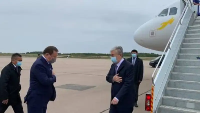 Токаев с рабочим визитом прибыл в СКО