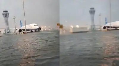 Супертайфун "Доксури", аэропорт в Пекине затопило водой