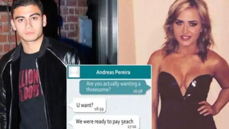 Футболист "МЮ" предложил девушке секс втроем