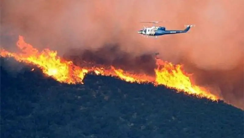С американской военной базы из-за пожара эвакуировали 40 тысяч человек