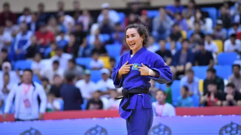 Азиада-2022: Абиба Абужакынова прошла в полуфинал по дзюдо