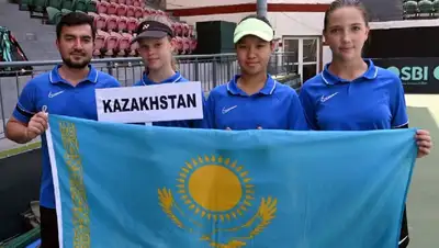 Теннис Отбор на ЧМ , фото - Новости Zakon.kz от 19.04.2022 09:11