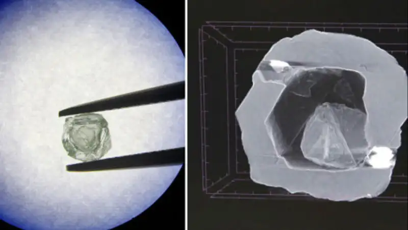 Алмаз-матрешку нашли в России