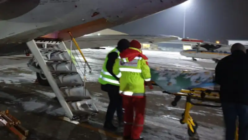 Пострадавшего от взрыва актюбинца транспортировали в Нур-Султан