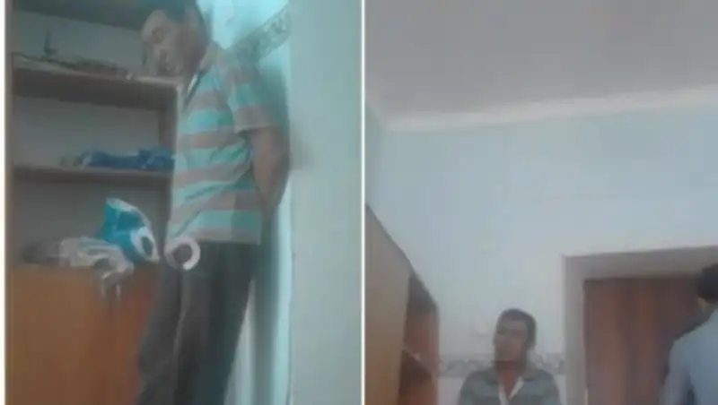 В Сети появилось видео допроса педофила из Сатпаева