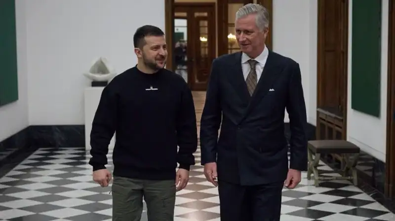 Ситуация в Украине: Зеленский встретился с королем Бельгии, взрыв прогремел в Киеве
