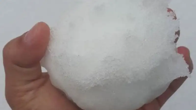 Первый снег выпал в Алматы