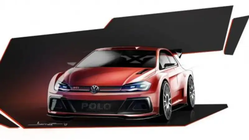 Volkswagen показал скетч нового раллийного Polo GTI R5