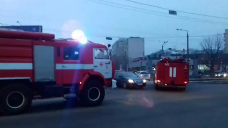 Пассажирский автобус загорелся в ВКО