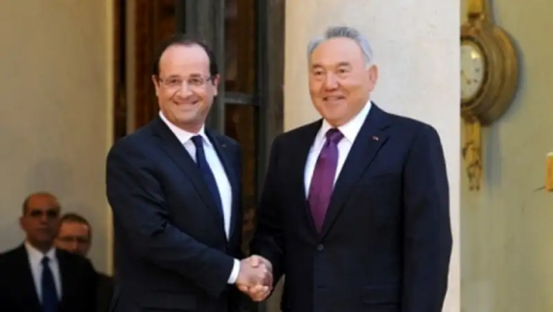 Совместная пресс-конференция по итогам переговоров президентов Казахстана и Франции