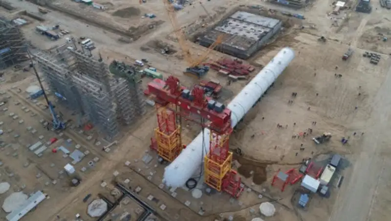 Строительство интегрированного газохимического комплекса завершено более чем на 50%