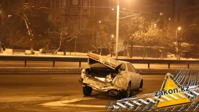 ДТП на развязке произошло в Алматы