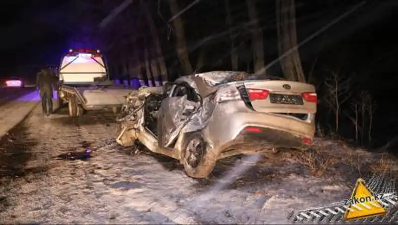 Девушка погибла в серьезном ДТП на трассе Алматы - Бишкек
